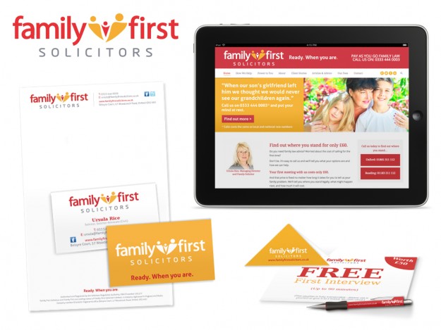 Family First Solicitors Branding by Clear & Creative