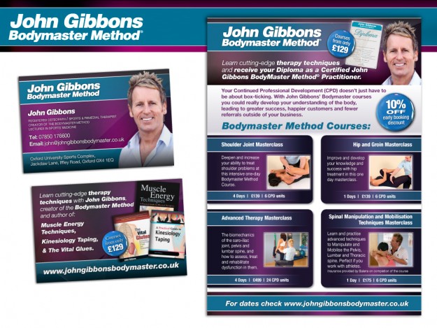 John Gibbons Marketing Material by Clear & Creative
